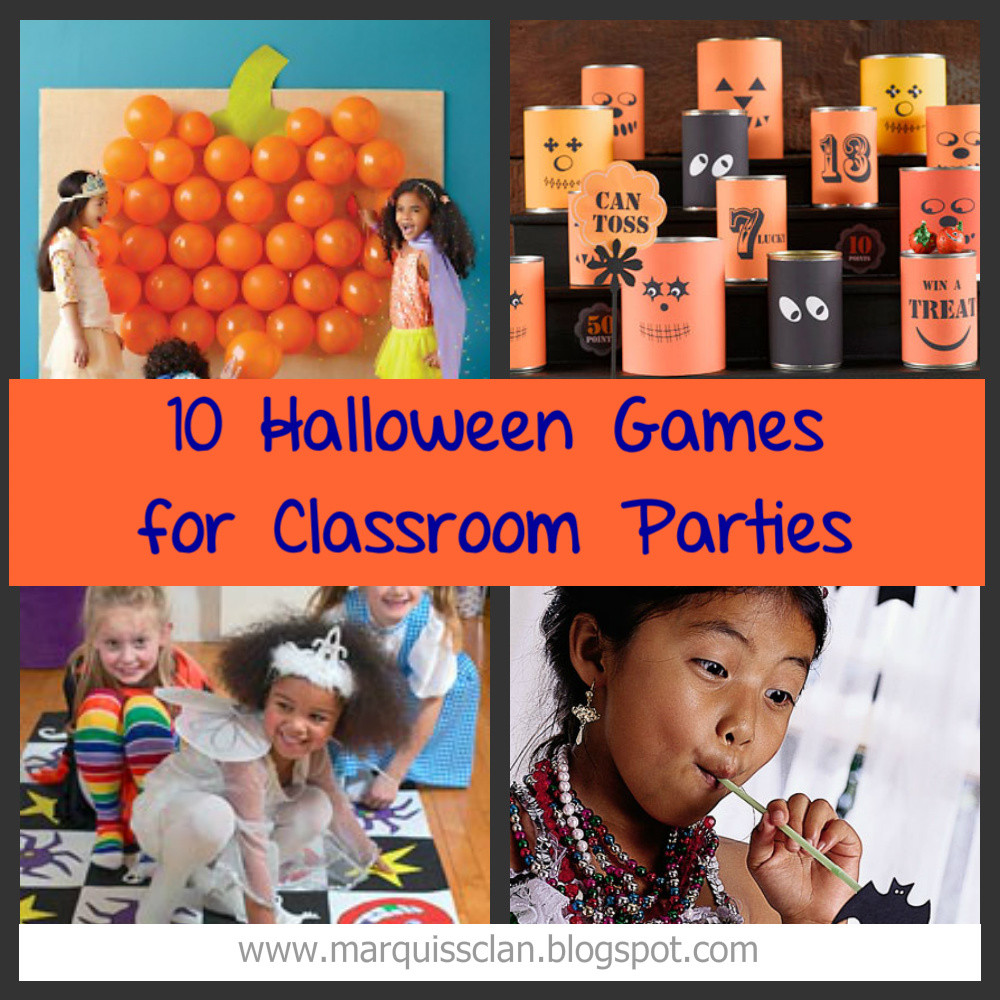 Halloween Classroom Party Ideas
 Living with Three Hobbits and a Giant halloween games