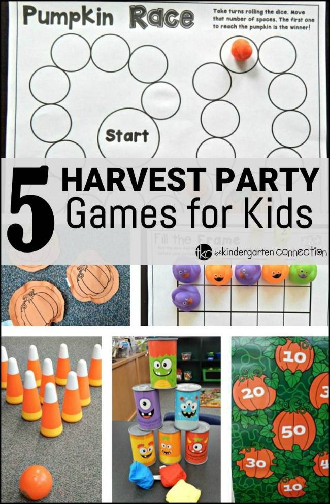 Halloween Classroom Party Ideas Kindergarten
 5 Harvest Party Games for Kids