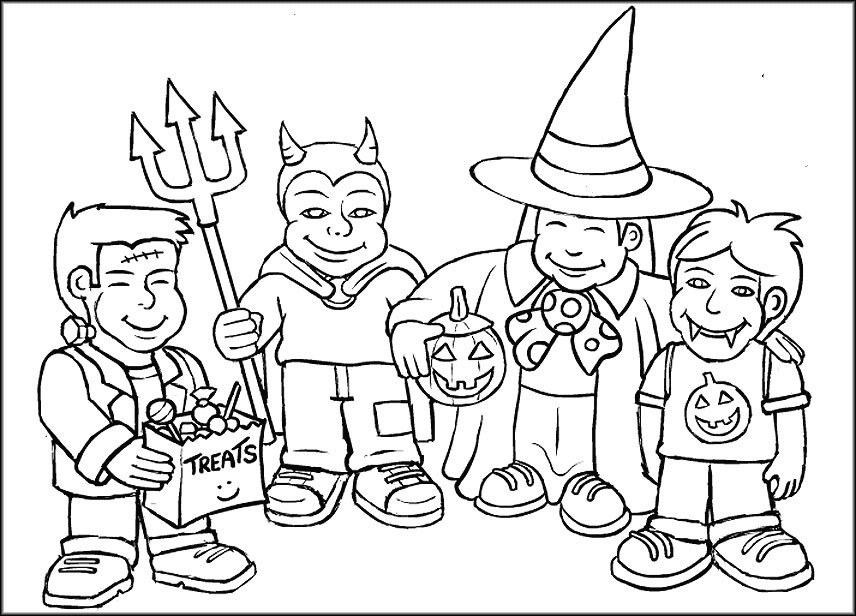 Halloween Coloring Pages For Toddlers
 Halloween Colouring Pages For Kids Free Printables