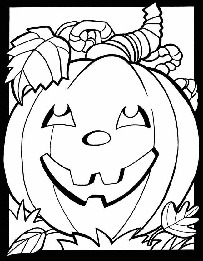 Halloween Coloring Pages Free Printable
 Waco Mom Free Fall and Halloween Coloring Pages