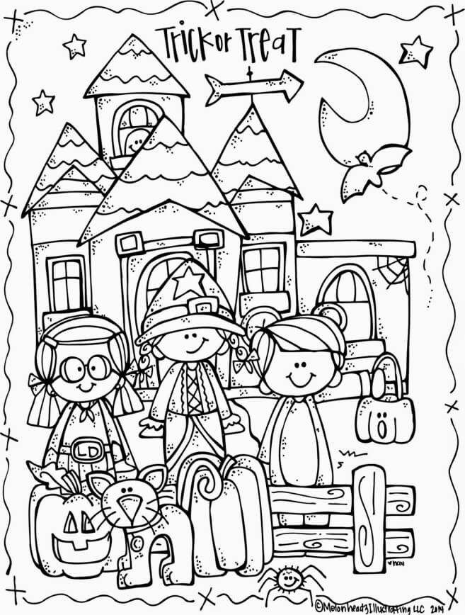 Halloween Coloring Pages Free Printable
 5 Fun Free Halloween Printables EverydayFamily