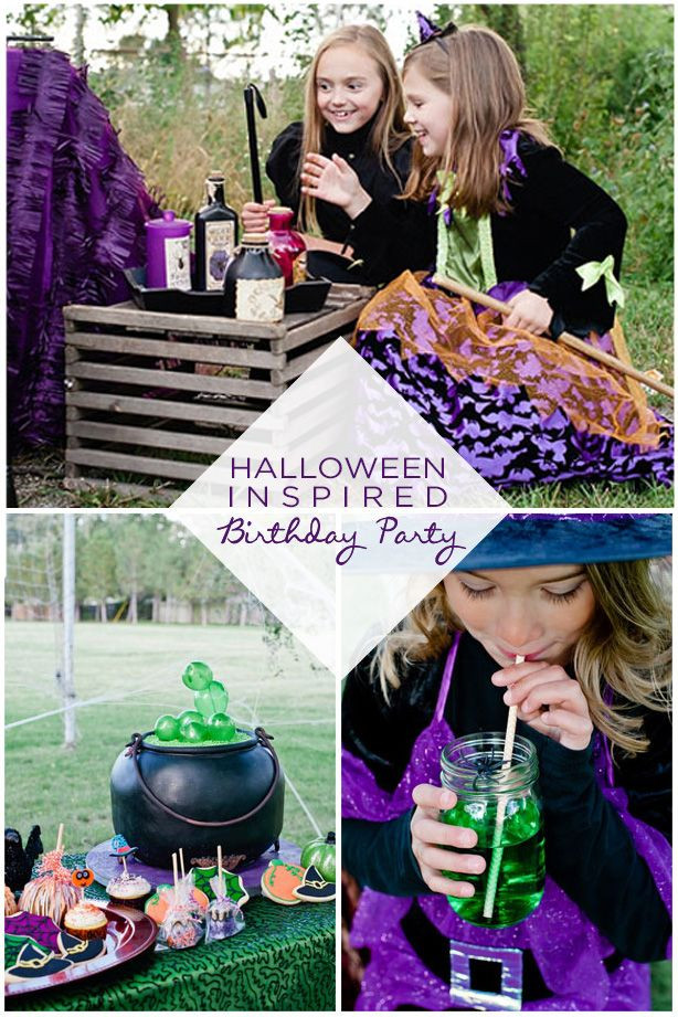 Halloween Costume Birthday Party Ideas
 ENCHANTING WITCH THEMED BIRTHDAY PARTY