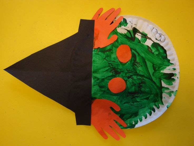 Halloween Craft Ideas Preschool
 Preschool Crafts for Kids Halloween Paper Plate Witch Craft