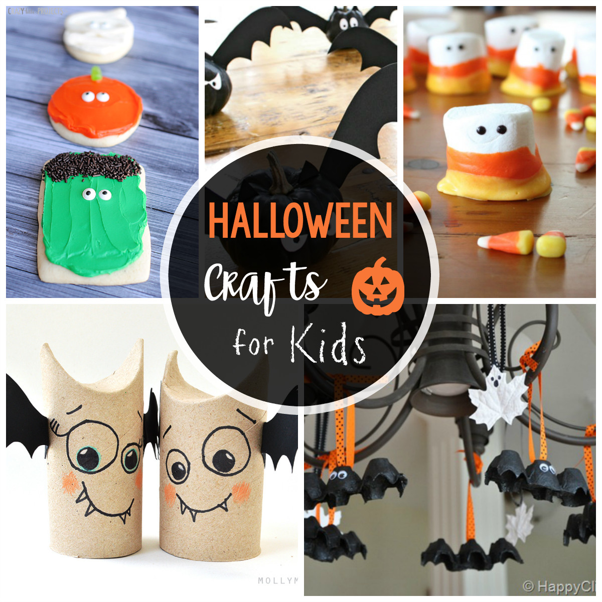 Halloween Crafting Ideas For Kids
 25 Cute & Easy Halloween Crafts for Kids Crazy Little