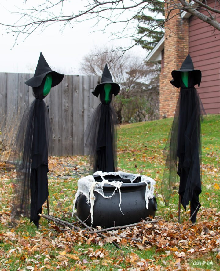 Halloween Decorating Ideas DIY
 DIY Halloween Decorations Includes FREE Witch Hat Pattern