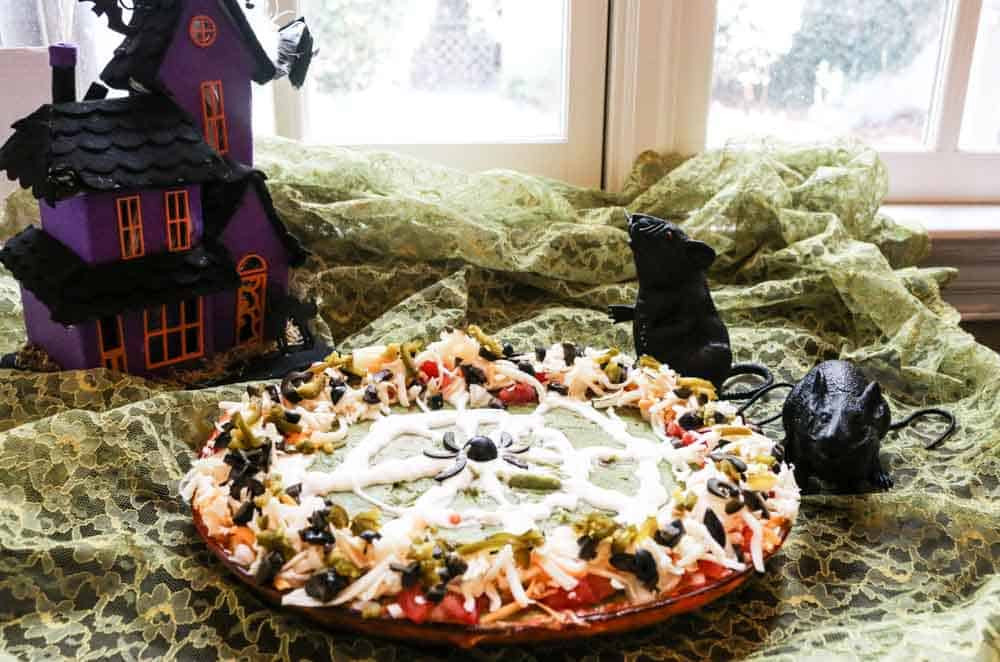 Halloween Dips And Spreads
 Creepy Halloween Mexican Layered Dip