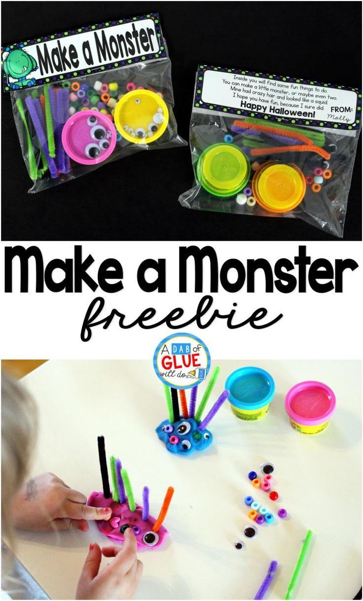 Halloween Party Ideas For Preschoolers
 Make a Monster Teaching Preschool