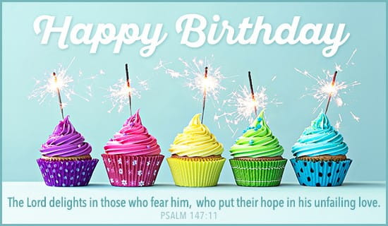 Happy Birthday Bible Quotes
 Free Birthday Psalm 147 11 eCard eMail Free
