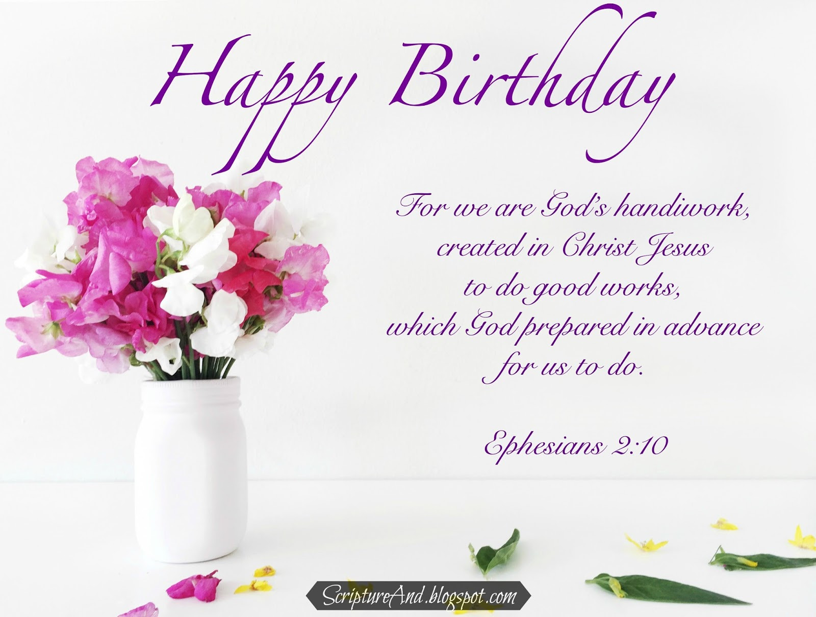 Happy Birthday Bible Quotes
 Scripture and Free Birthday with Bible Verses