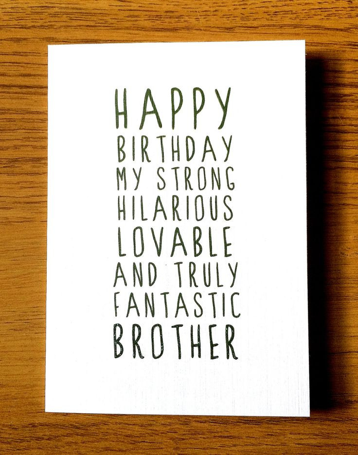 Happy Birthday Brother Funny Quote
 Sweet Description Happy Birthday Brother by