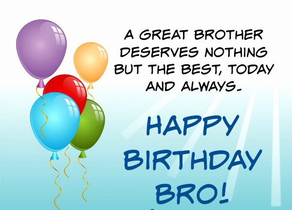Happy Birthday Brother Wishes
 200 Best Birthday Wishes For Brother 2020 My Happy