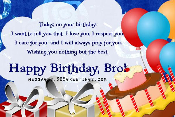 Happy Birthday Brother Wishes
 Birthday Wishes for Brother 365greetings