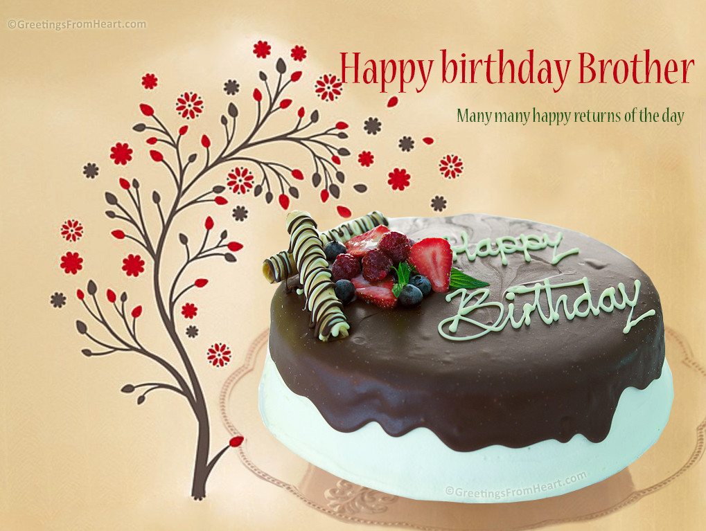 Happy Birthday Brother Wishes
 happy birthday brother
