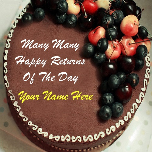 Happy Birthday Cake Images With Name
 39 Fresh Birthday Cake With Name And Edit Option For
