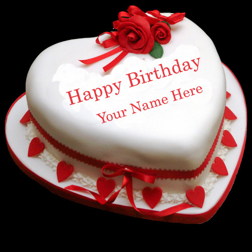 Happy Birthday Cake Images With Name
 Write Name on Best Wishes Birthday Cake line Free