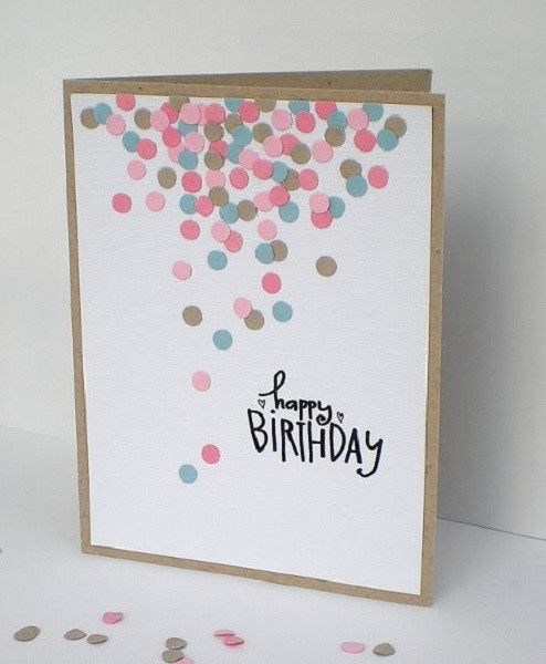 Happy Birthday Card Ideas
 Handmade Birthday Cards Pink Lover
