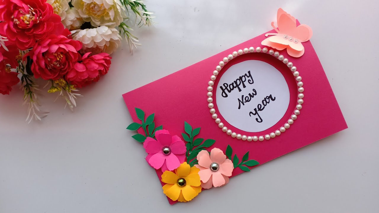Happy Birthday Card Ideas
 Beautiful Handmade Happy New Year 2019 Card Idea DIY