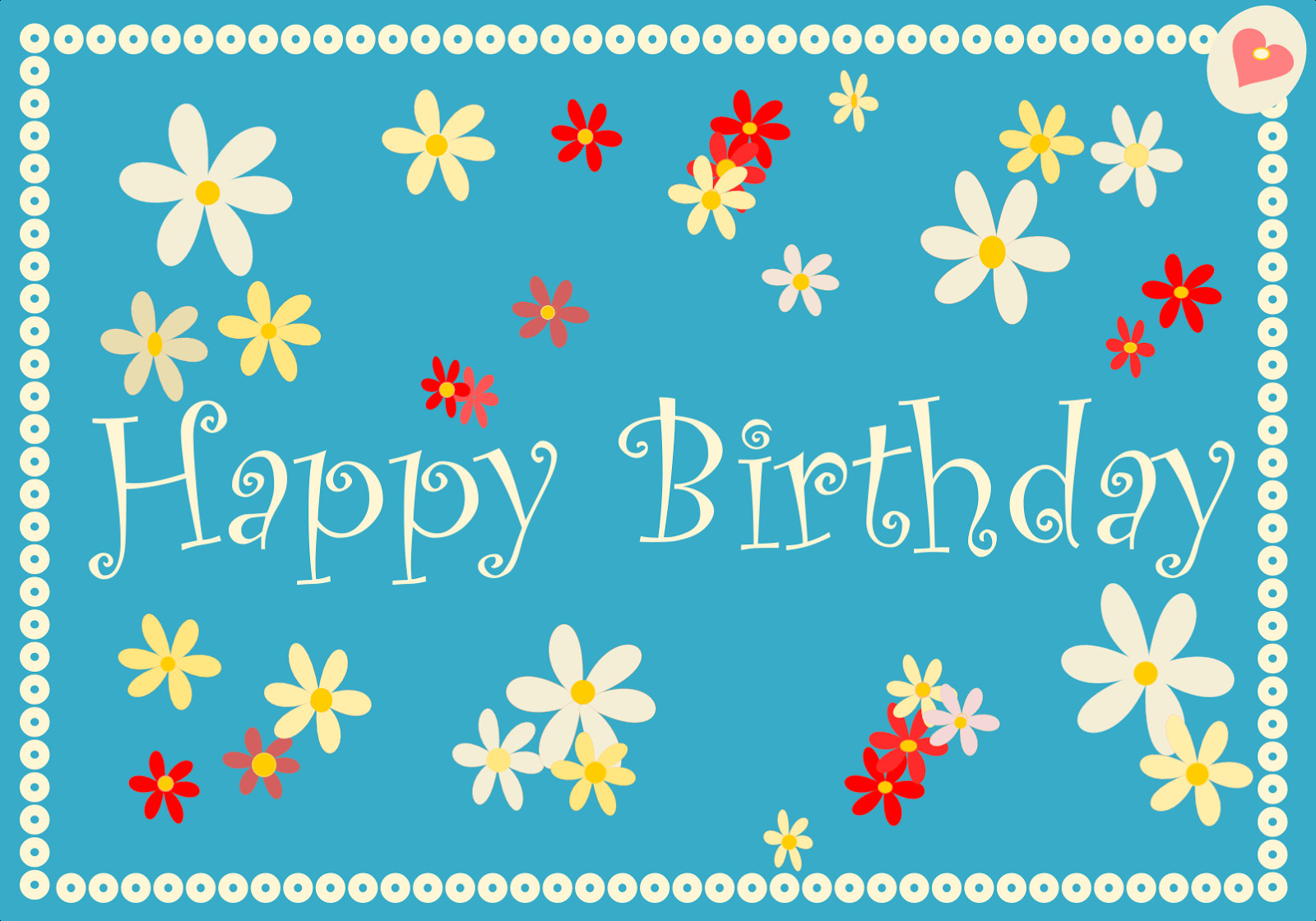 Happy Birthday Card Printable
 free printable Happy Birthday Cards – ausdruckbare