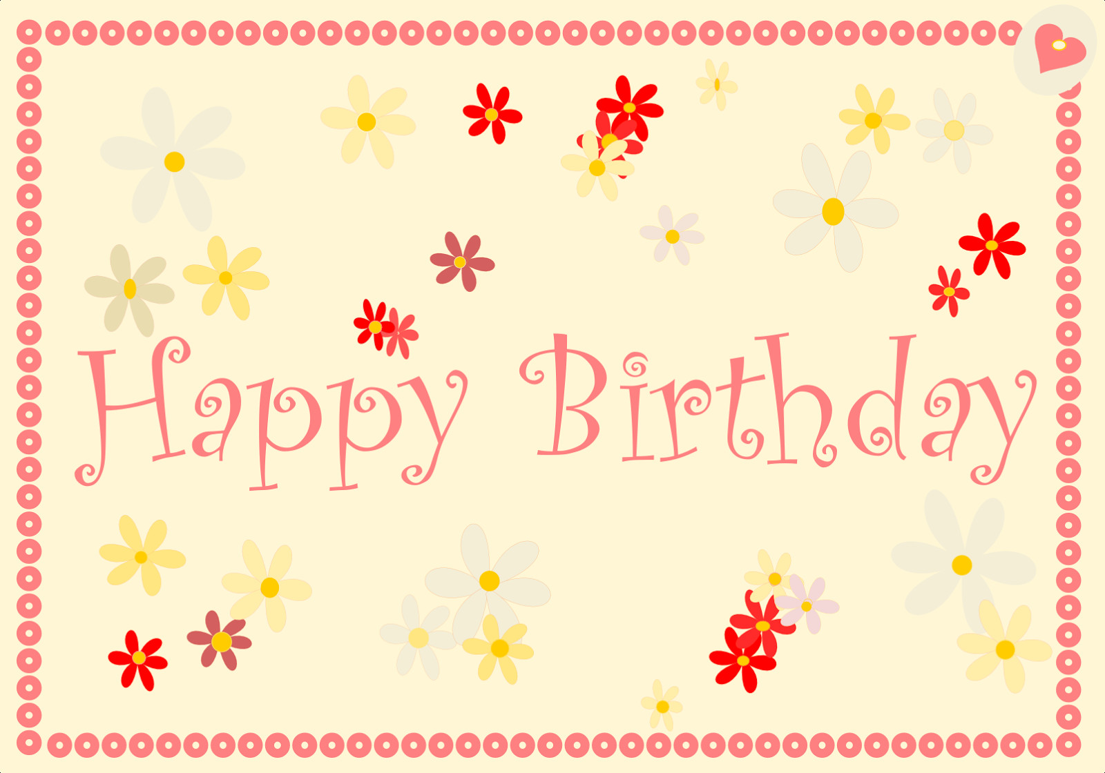 Happy Birthday Card Printable
 free printable Happy Birthday Cards – ausdruckbare
