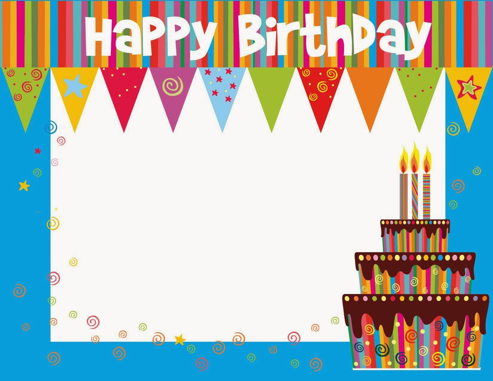 Happy Birthday Card Printable
 Printable Birthday Cards Printable Birthday Cards