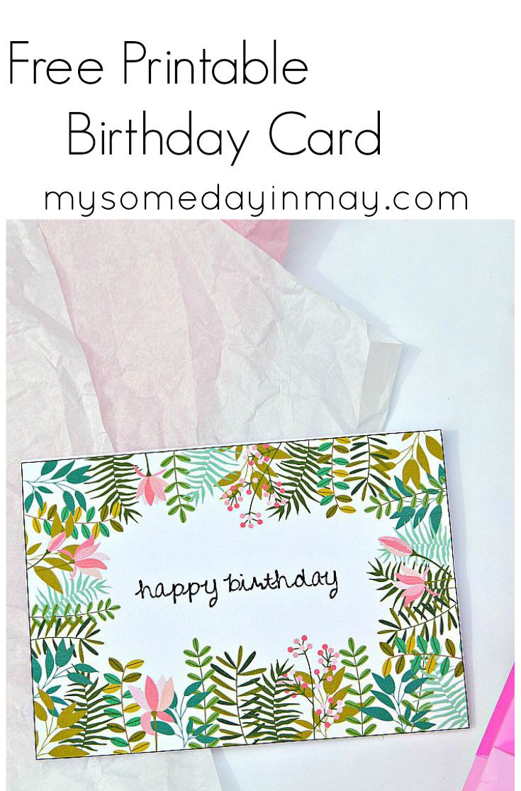 Happy Birthday Card Printable
 Double Double Toil and Trouble