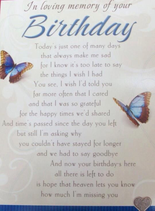 Happy Birthday In Heaven Quotes
 96 best heavenly birthday wishes images on Pinterest