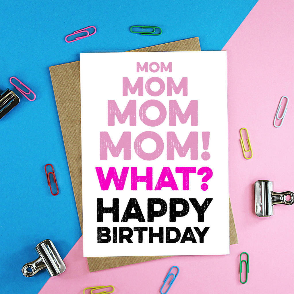 Happy Birthday Mom Cards
 mom mom happy birthday card by parkins interiors