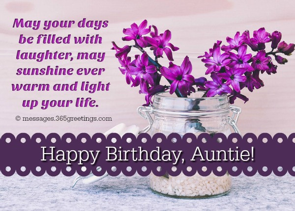 Happy Birthday Quotes For Auntie
 Birthday Wishes for Aunt 365greetings