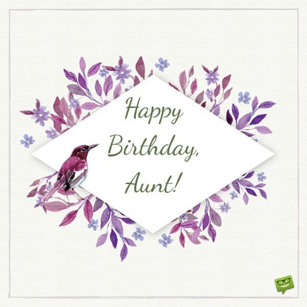 Happy Birthday Quotes For Auntie
 Happy Birthday Auntie