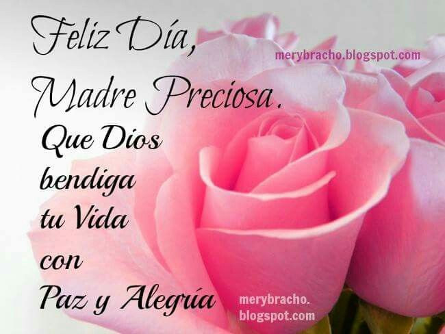 Happy Birthday Quotes For Mom In Spanish
 Feliz dia de madres precioss