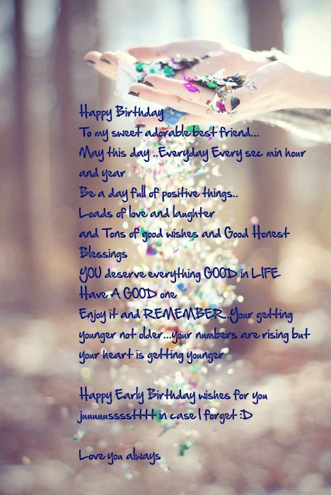 Happy Birthday Quotes For My Best Friend
 Pin by Alana Kirk Studebaker on Happy Birthday