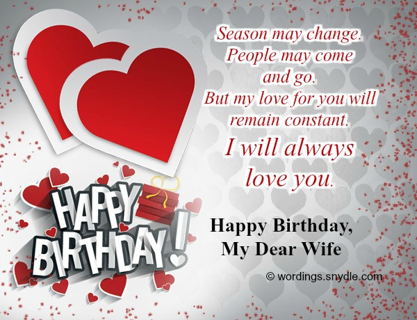 Best 35 Happy Birthday Quotes for My Wife - Home, Family, Style and Art ...