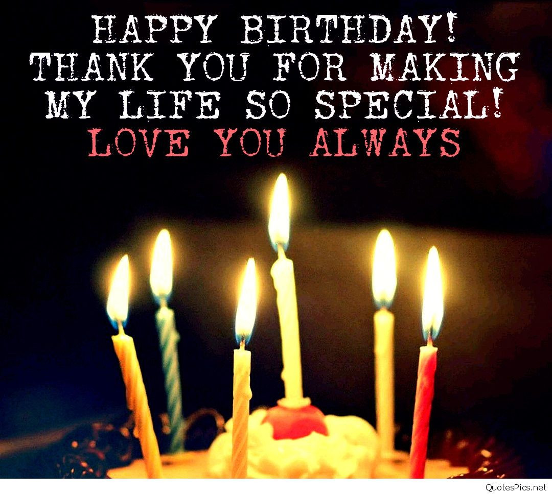 Happy Birthday Quotes Love
 Happy birthday love cards messages and sayings