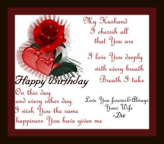 Happy Birthday To My Husband Funny Quotes
 BlingCheese Graphics Greeting Happy Birthday
