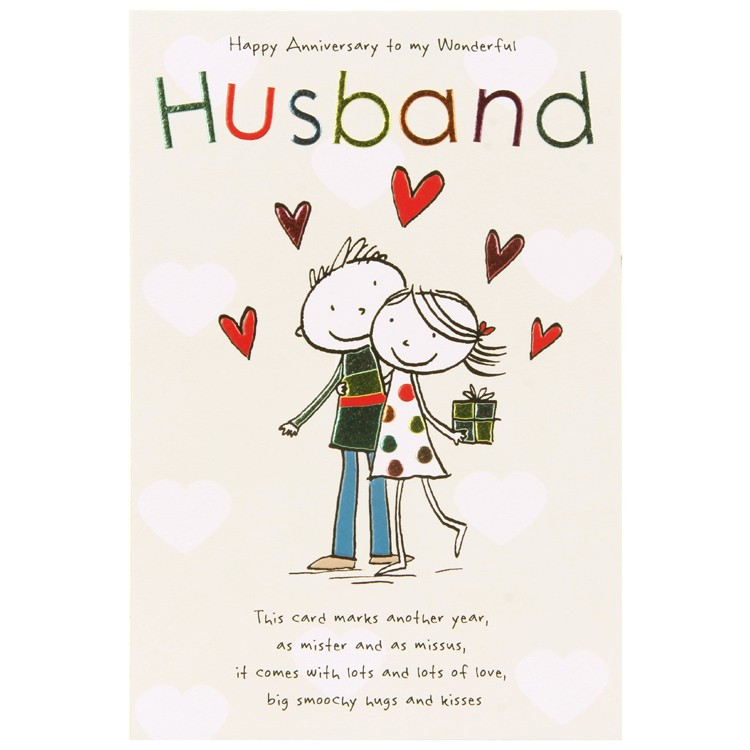 Happy Birthday To My Husband Funny Quotes
 Paperlink Tinklers Husband Anniversary Card