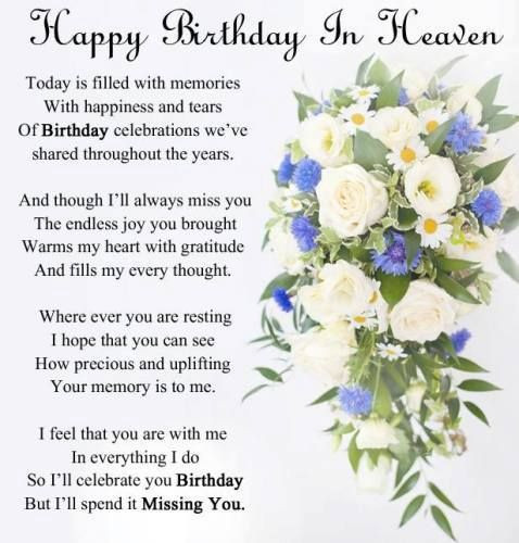 Happy Birthday To My Mom In Heaven Quotes
 Best Birthday Quotes Happy birthday in heaven mom i miss