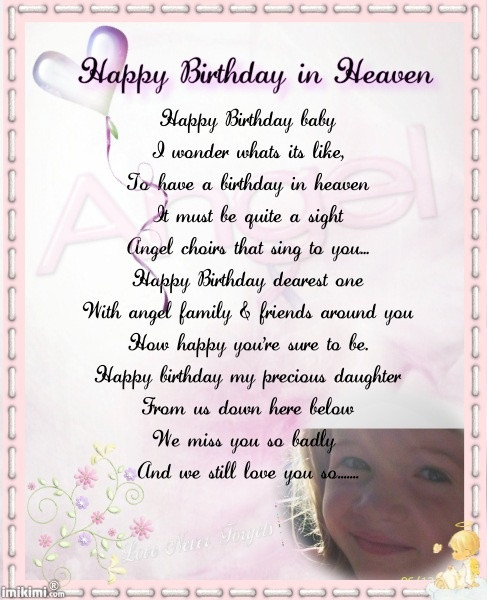 Happy Birthday To My Mom In Heaven Quotes
 Happy Birthday in Heaven