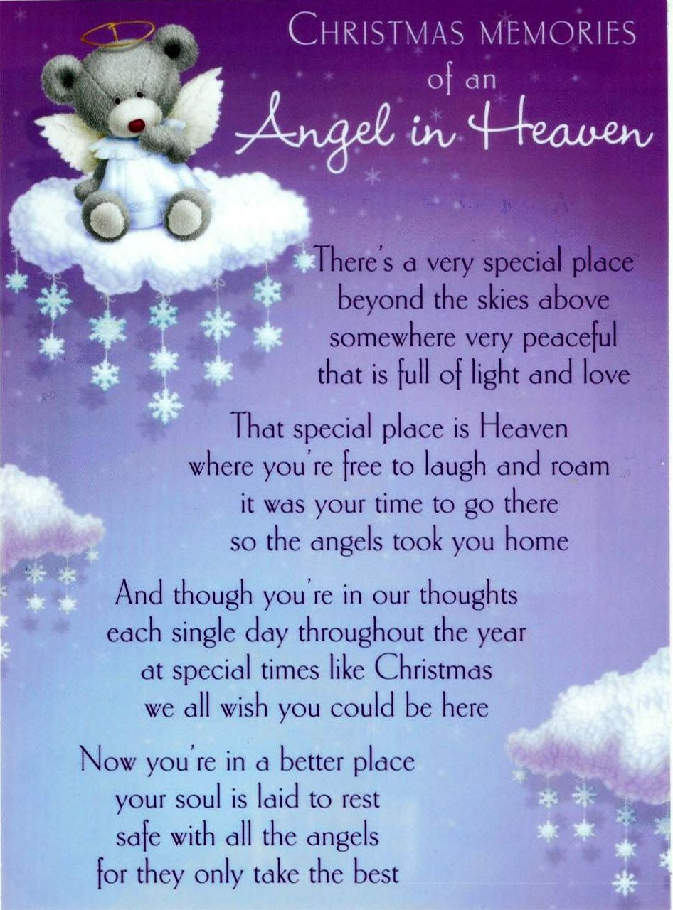 Happy Birthday To My Mom In Heaven Quotes
 My Angel in Heaven Poem
