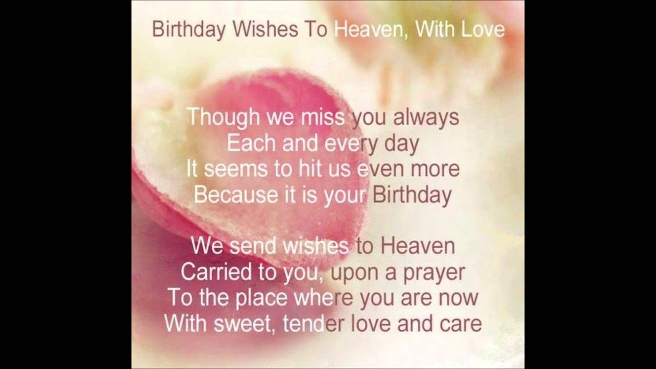 Happy Birthday To My Mom In Heaven Quotes
 Heavenly Birthday Wishes to you Mom