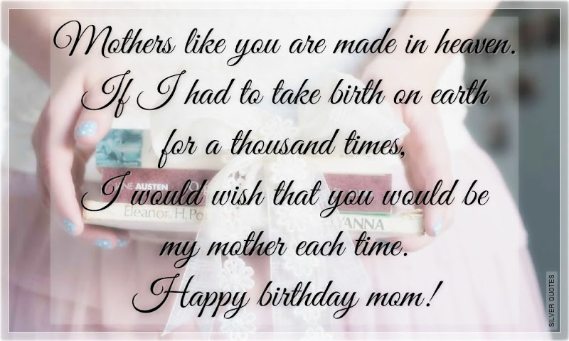 Happy Birthday To My Mom In Heaven Quotes
 Mom In Heaven Quotes For QuotesGram
