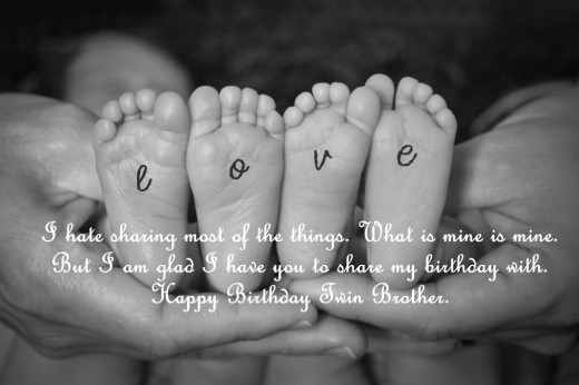 Happy Birthday Twins Quotes
 Twin Quotes Birthday Wishes QuotesGram