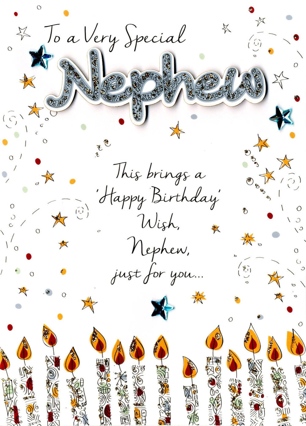 Happy Birthday Wishes For Nephew
 Special Nephew Birthday Greeting Card