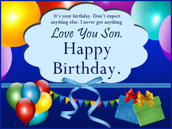 Happy Birthday Wishes For Son
 140 Birthday Wishes for Son Quotes Messages Greeting