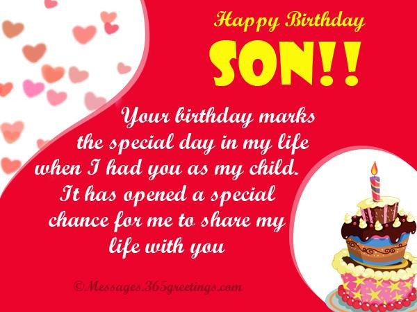Happy Birthday Wishes For Son
 happy birthday greetings for son 365greetings