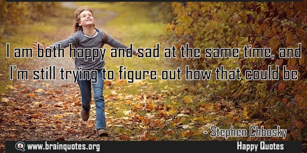 Happy But Sad Quotes
 A place where people can share their feelings and