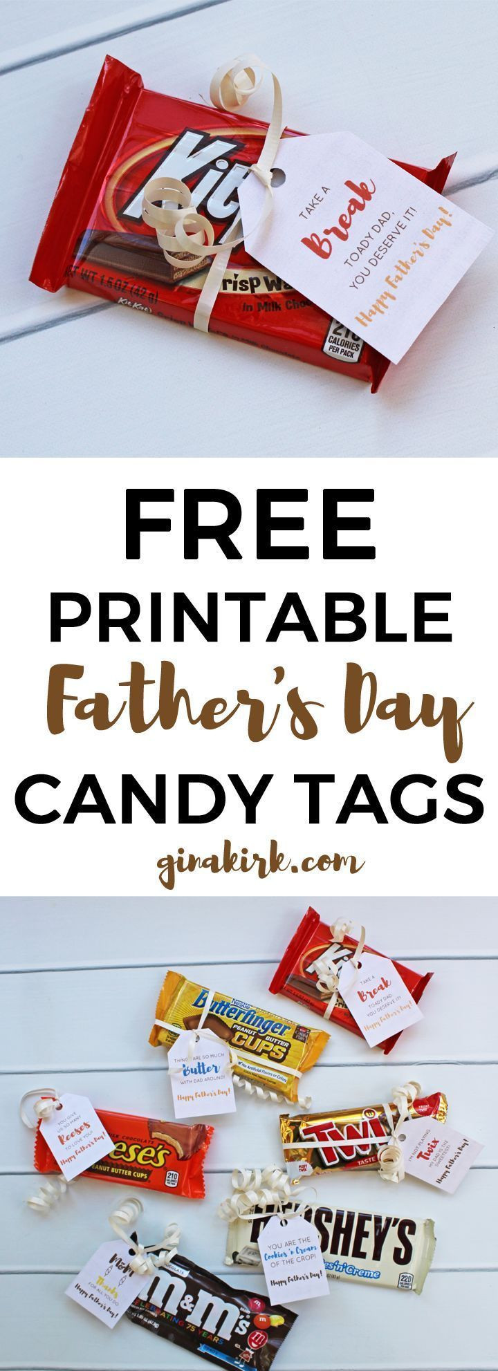 Happy Fathers Day Gift Ideas
 Free Printable Candy Tags for Father s Day