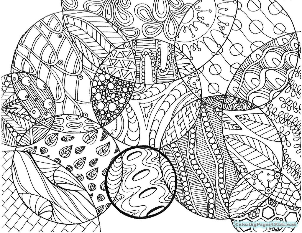 Hard Coloring Pages For Kids
 Hard Zentangle Coloring Pages S