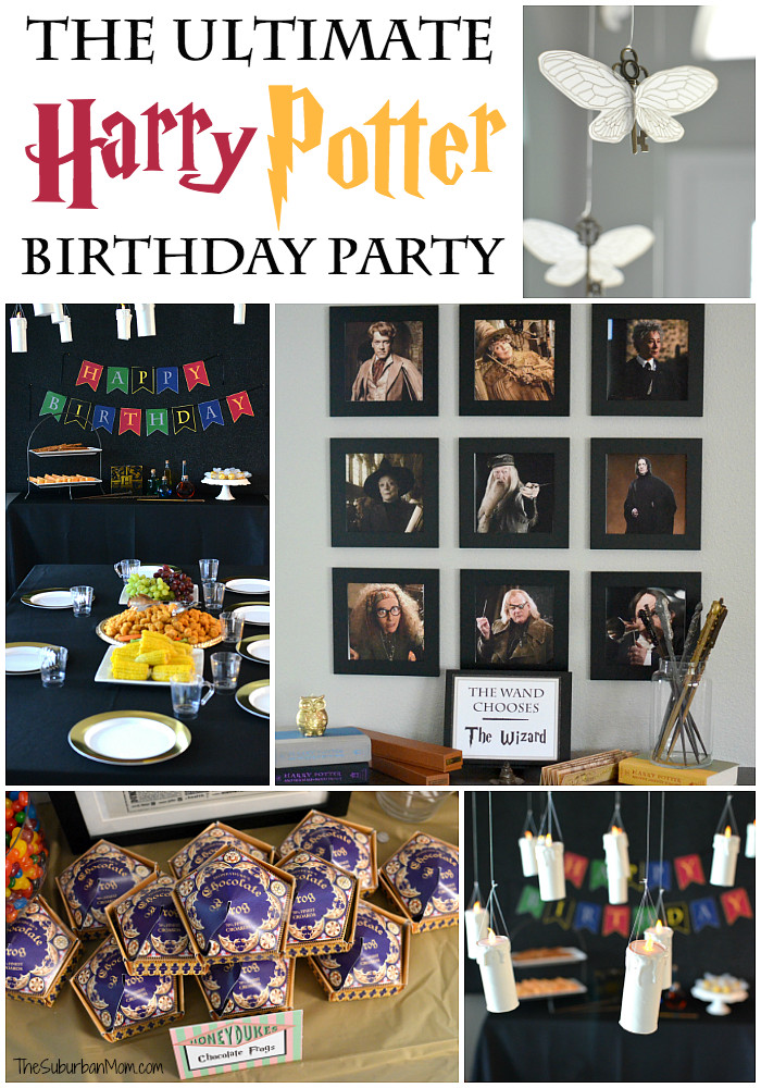 Harry Potter Birthday Decorations
 The Ultimate Harry Potter Birthday Party Ideas