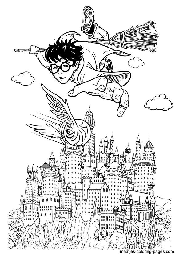 Harry Potter Coloring Pages For Adults
 17 Best images about Harry Potter Coloring Pages on Pinterest
