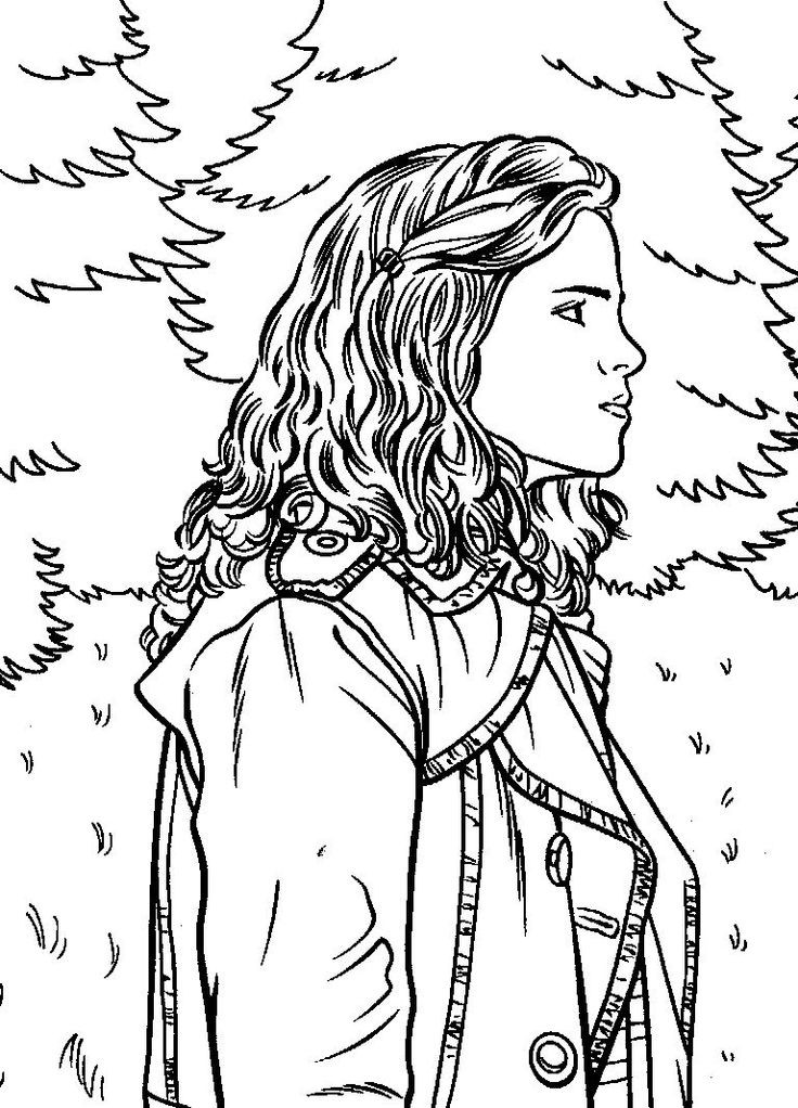 Harry Potter Coloring Pages For Adults
 Harry Potter – Hermione Coloring Pages